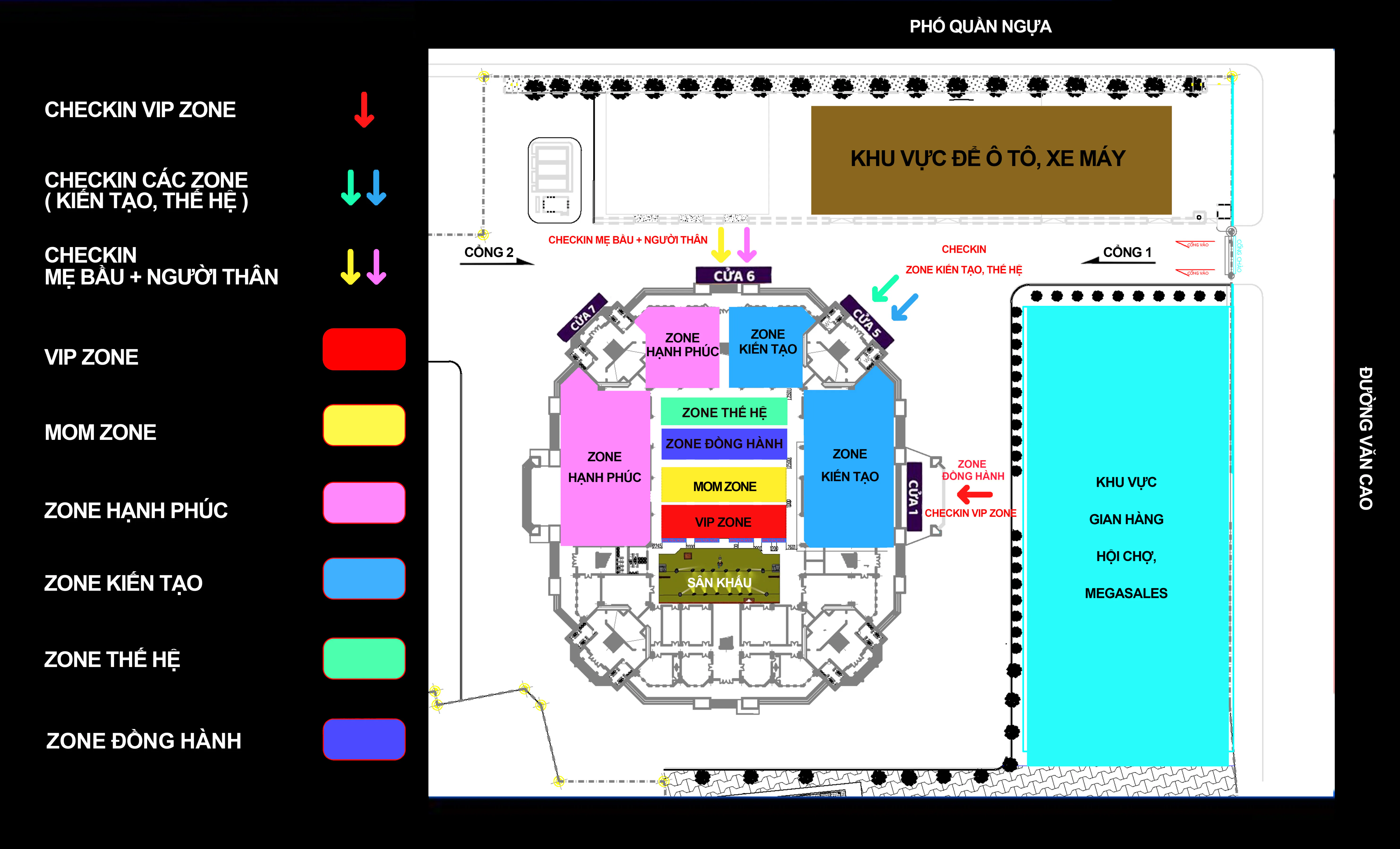 Sơ đồ sân khấu Lễ Vinh Danh - WeFamily Awards 2026
